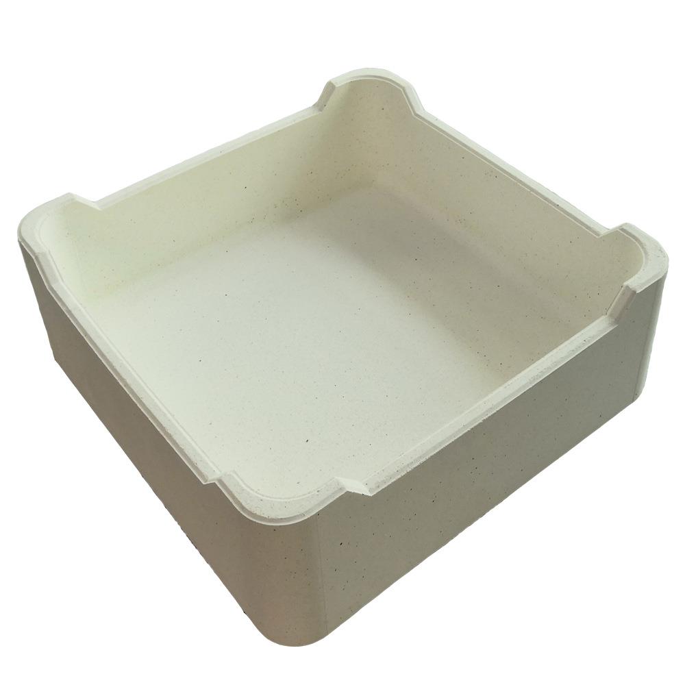 宇邦销售热导率低实验室粉体烧结用方形石英陶瓷匣钵 - 图3