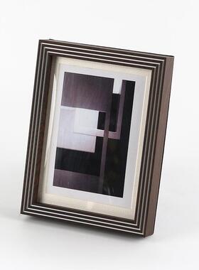 北欧格软饰品回纹子相框相架摆件间样装板桌YGV面简约家居卧室装