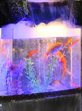 大型假山流水喷泉鱼缸落地摆件庭院客厅办公养鱼加湿景观装饰礼品