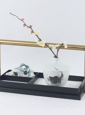 新中客YL-TY-01式厅餐板桌创意件卧室软装托盘摆酒店样房间配饰工