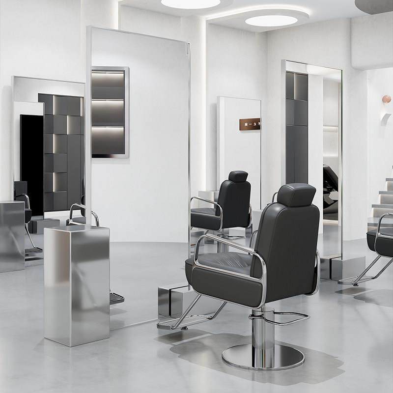 发廊专用不锈钢理发店镜台单双面网红美发镜子落地挂墙剪发椅潮款,淘宝优惠券,粉丝福利购,淘宝优惠卷