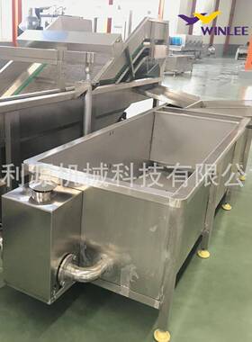 全自动出入料冻品解冻机 海鲜解冻气泡清洗机 鲅鱼解冻清洗蒸煮线