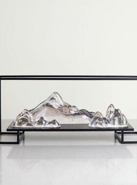 新中创假山摆件意家居客厅电视柜玄关YL-TY-33工艺品式板房摆饰样