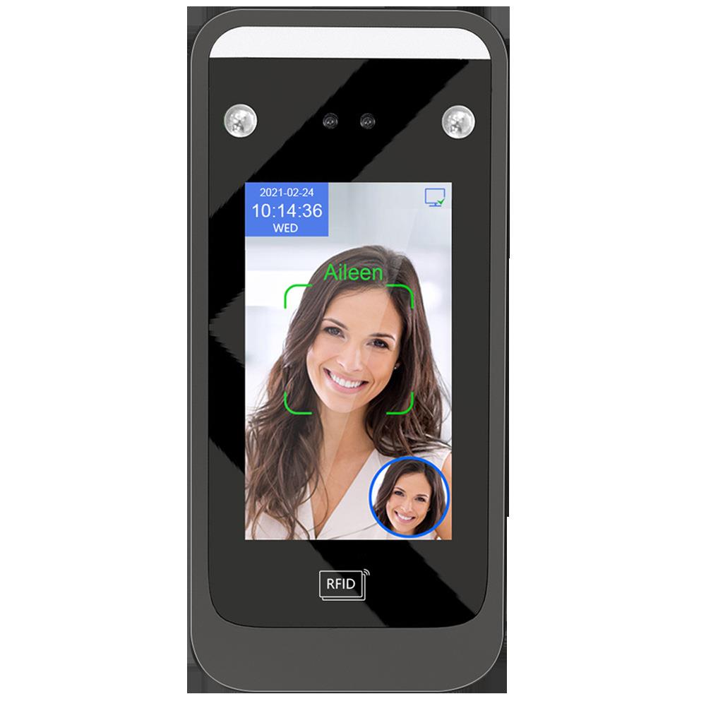 4.3-inch dynamic face recognition attendance and access control all-in-one machine, facial recognition and password swiping card swiping punch-in machine for work, foreign trade