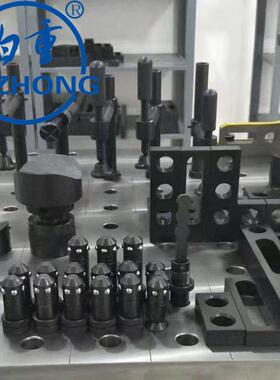包邮铸铁焊接平台可做渗氮工艺多孔定位工装夹具定位角尺现货供应