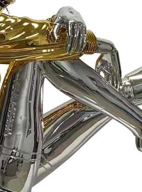 机器姬装饰摆件电镀彩色酒店前台灯饰样板间艺术装饰灯装饰品