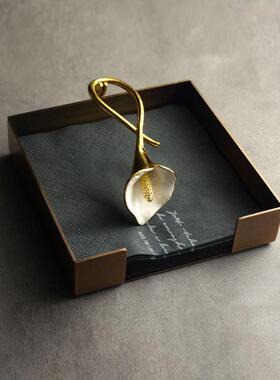 纳轻奢代餐厅商酒店方形马蹄莲纸巾盒收用SXB餐巾纸架托现台面摆