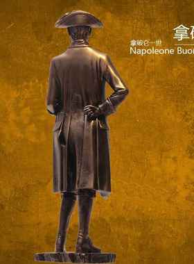 正品复欧式古人物办摆件书房公室轩尼诗复古骑士破拿仑雕塑铠甲勇