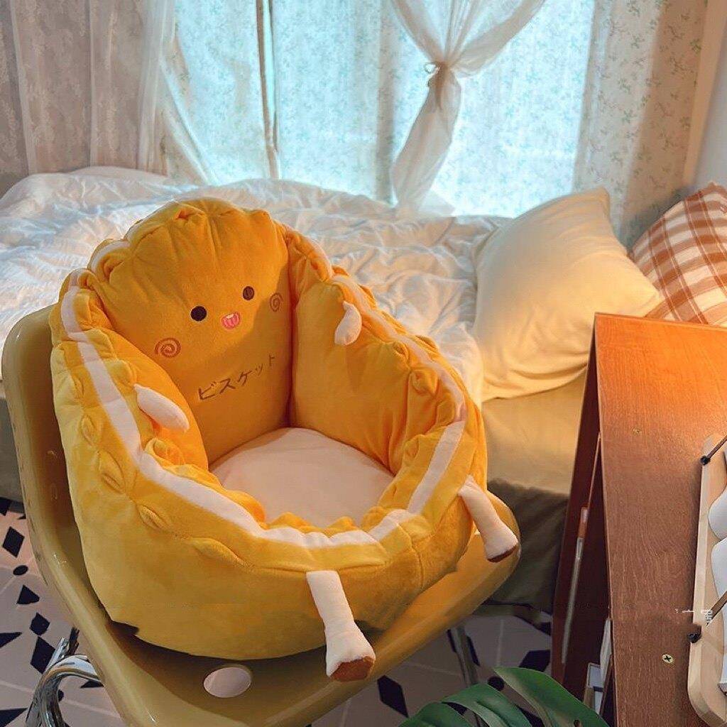 Lazy ground cushion and backrest integrated Japanese-style bedroom tatami futon home balcony bay window floor soft cushion