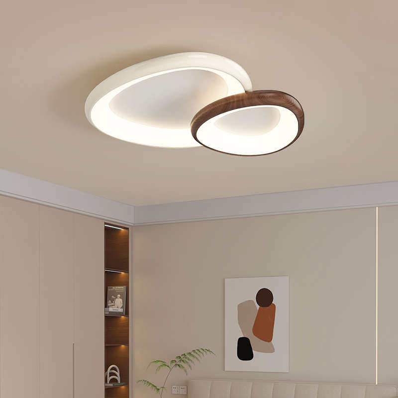 中古风创意鹅卵石吸顶灯卧室房间灯简约现代客厅组合大灯LED护眼,淘宝优惠券,粉丝福利购,淘宝优惠卷