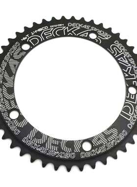 DECKAS144BCD专用单速齿轮圆盘公路自行车牙盘片单速齿盘44T-58T