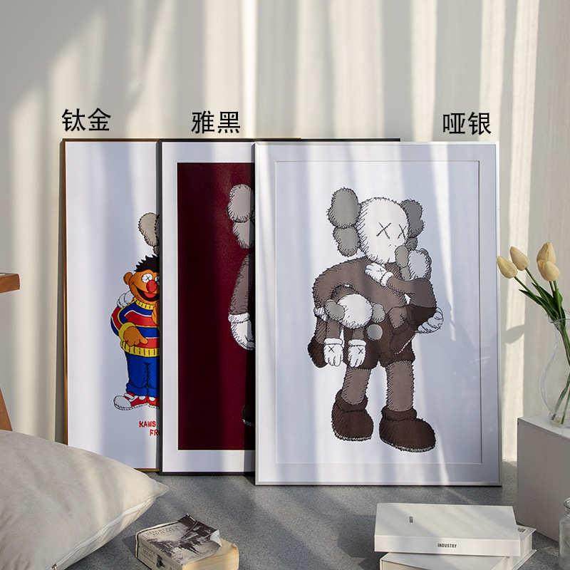 简约细窄边铝合金画框相框创意装裱挂墙海报广告写真拼图画框,淘宝优惠券,粉丝福利购,淘宝优惠卷