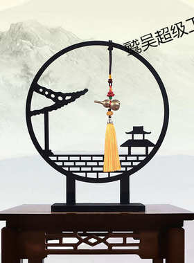 复古新中式博古架装饰品小摆设古风创意新居开业乔迁礼品玄关摆件