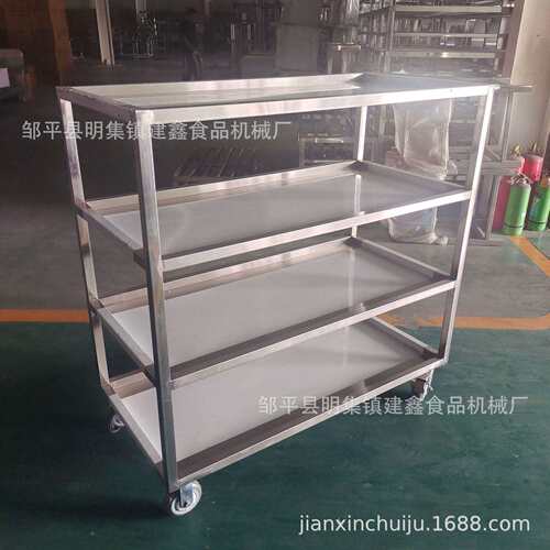厨房推餐车学校送餐车多功能移动餐车多层平板小推车 - 图0