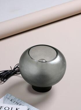 博西家居黑色高档氛围灯床头小夜灯摆件家居轻奢客厅桌面软装