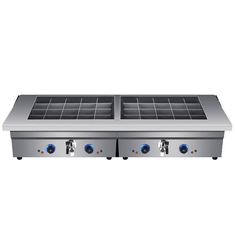Commercial oden cooking machine, commercial spicy hot pot with 20 grids and 40 grids for snack equipment, oden cooking machine