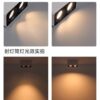Surface-mounted double-head spotlights, smart suction-type grille bold lamps, no openings, adjustable angle downlights for home living rooms and bedrooms