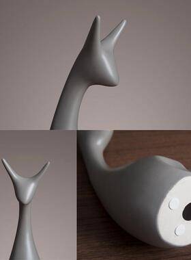 北欧简约创意陶瓷摆饰装饰品酒柜玄关柜电视柜书柜客厅摆件工艺品