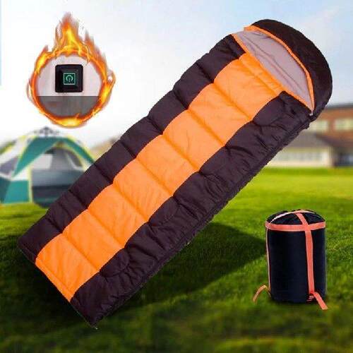 Electric Heated Sleeping Bag With Down Cotton Mat And - 图3