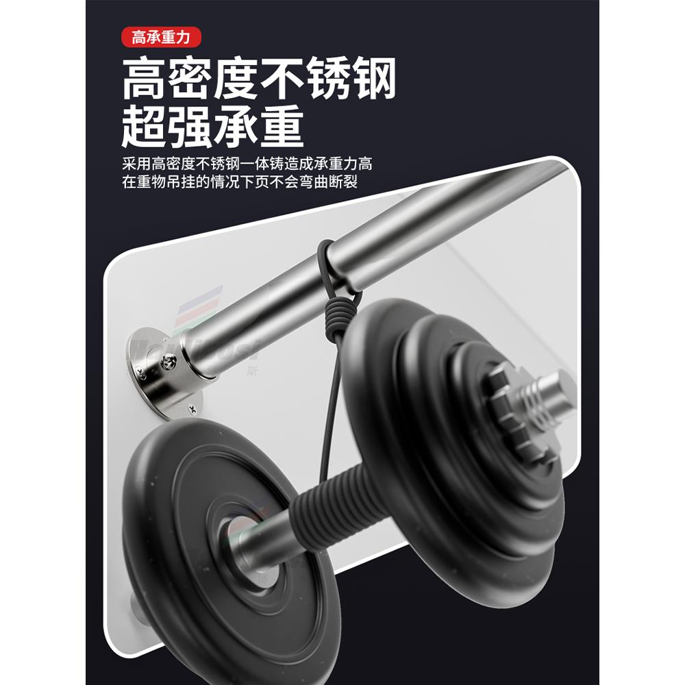 定制304不锈钢挂衣杆晾衣杆阳台挂衣杆不锈钢圆管衣橱柜衣架挂杆 - 图2