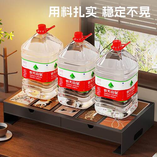 厨房置物架微波炉烤箱架子家用双层多功能台面桌面电饭锅收纳支架 - 图3