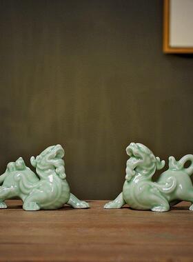 陶瓷匹秀携财宝饰品创意家居客厅入口财富会所店公司装修开业礼品