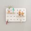 Blocking-free decorative painting decoration meter box punching block strong and weak electricity hole solid wood shelf cover weak electricity and strong