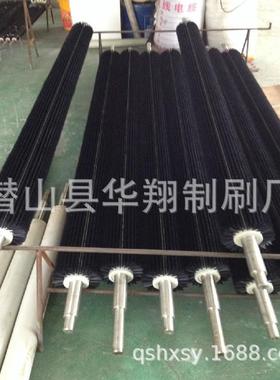 毛刷辊清洗辊pp清洗辊pp棒毛刷辊小型毛刷辊非标制作