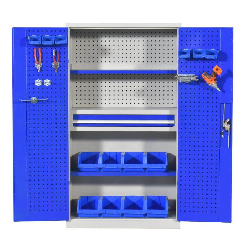 重型五金工具柜加厚储物柜多功能双开门工具柜子车间用汽修铁皮柜,淘宝优惠券,粉丝福利购,淘宝优惠卷