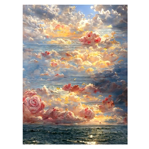 (new product ex-gratia pick-up) The new generation of illustrator Mews (Sea of the Sea for the Roses of the Sea) prints