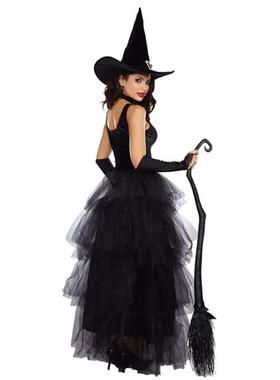 Halloween Witch Costumes for Women Adult Fantasy Black