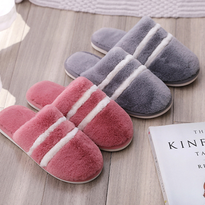 新款居家室内情侣家用保暖棉拖鞋