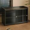 Desktop storage rack household acrylic living room kitchen countertop removable tea set storage study room finishing dustproof cup holder