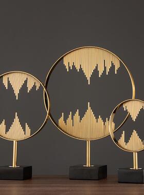 现代山摆河之厅BJ-0012音小件家居客电酒柜摆设中式样视板房几何