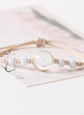 手串花节粉色天星手链可SL0314满调学干生女小清新新款摆摊地摊货