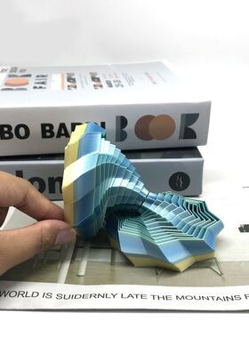 打印萝卜手柄螺塔桌面3D模型摆件