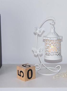 欧式铁艺镂空烛台创意蝴蝶挂钩2018新款家居日用工艺品装饰摆件