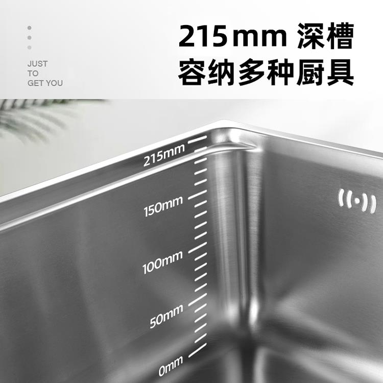 科仕盾加厚304不锈钢水槽单槽厨房洗菜盆洗菜池大水池台下中上盆 - 图1