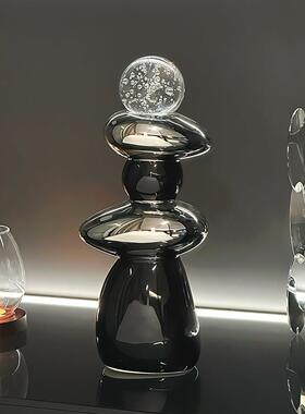 高级感时来运转书房桌面摆件乔迁礼物办公室玄关客厅电视柜装饰品