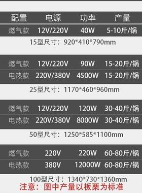 金迦商用芝麻花生瓜子糖炒板栗器多功能炒货机炒货机全自动新款