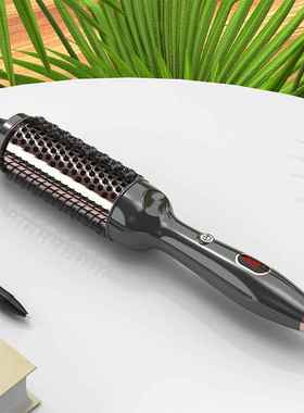 电动插电卷发梳电卷梳发廊造型直发梳家用直卷两用一体热风梳