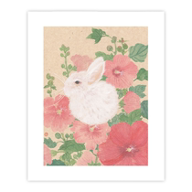 (New Product Picks Up) illustrator Wong Feng Xia (Rabbit Rabbit and Shu Kui) Sign up for a limited edition painting