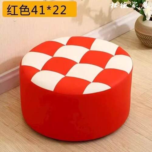 沙发凳板凳脚踏衣帽间矮小凳子软座椅子家用坐墩房间客厅久坐舒服 - 图2