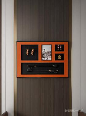 样板间客厅书房墙面立体装饰画挂画装置轻奢壁饰墙饰挂件