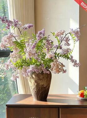 高档槐蕊花假花彷真花摆设高级感逼真客厅餐桌轻奢装饰摆饰洋槐花