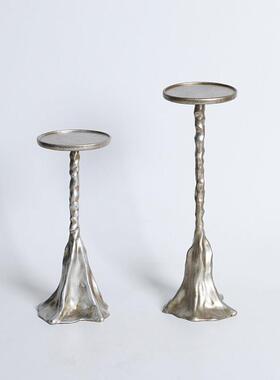 简约覆古轻奢树脂山丘烛台摆件样板间样品屋展示中心酒店大厅客厅