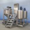 Electrically heated vacuum emulsification tank salad dressing homogenizing emulsifier cream sealed high shear mixing equipment