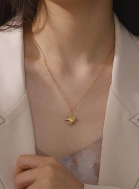 天际新波西米亚太阳星吊坠项炼为妇女染色