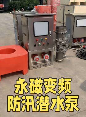 永磁变频潜水泵应急救援防汛抢险大流量扬程便携排涝防洪轴流泵