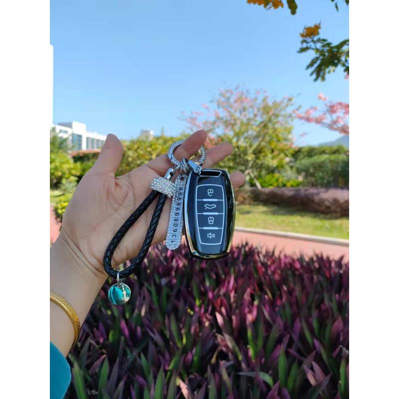 哈弗汽车钥匙套m6第三代21款哈弗h6包H2S扣f7x壳H4长城炮F5大狗H7 - 图0